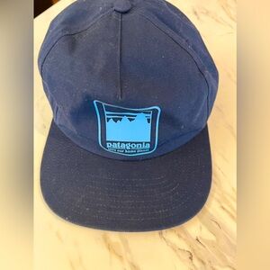 Patagonia hat- navy with baby blue logo.